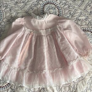 Wendy Bellissimo Pink and White Baby Dress